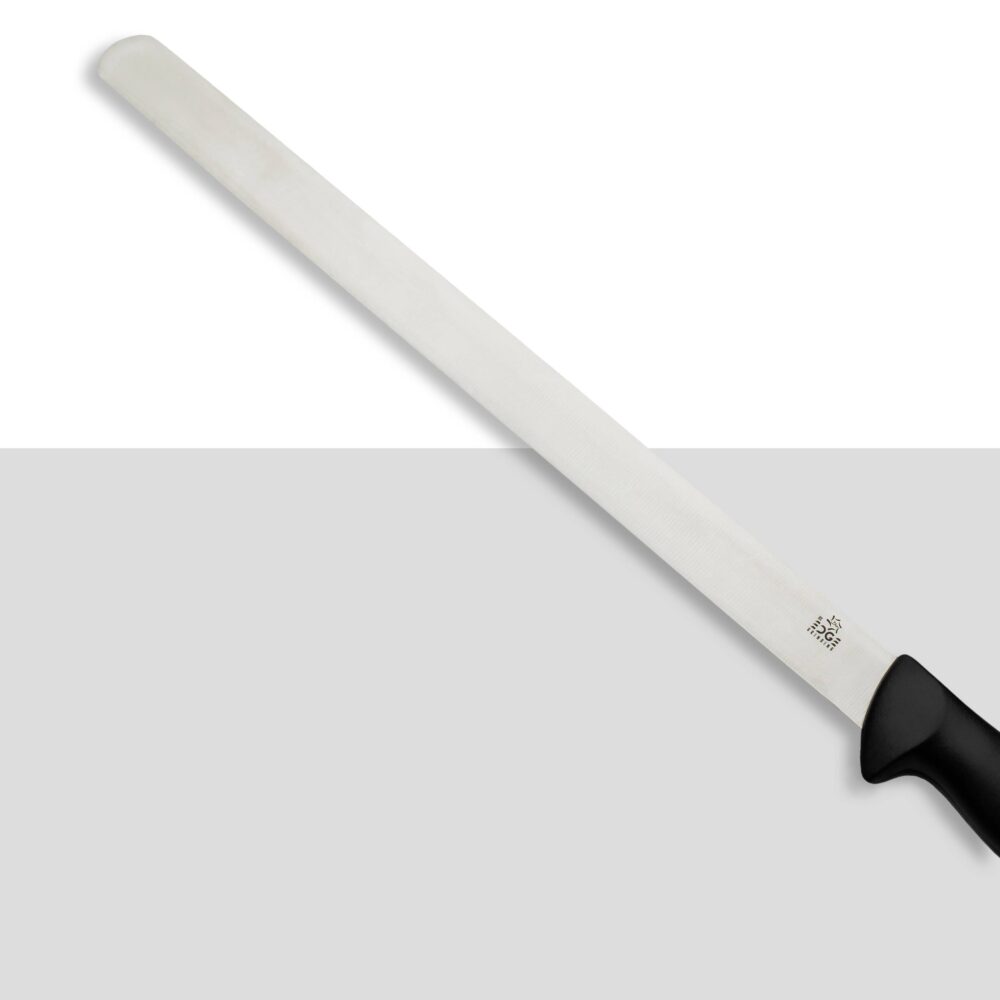 Heavy-Duty Butcher Knife with Black Handle 16"